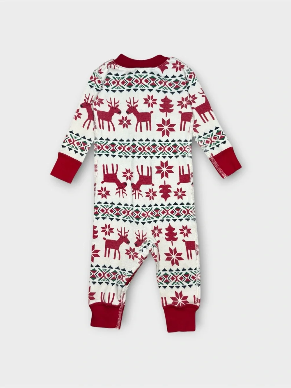 Hanna Andersson Dear Deer Fair Isle Holiday Organic Sleeper